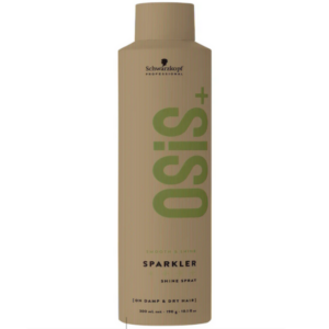 Spray fijador con brillo